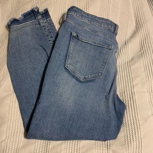 Two Tone Skinny Capris